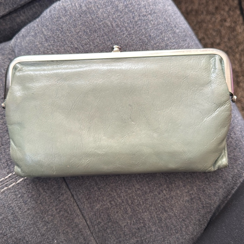 Green hobo wallet